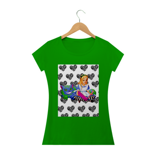 Nome do produtoCamiseta Baby Long Alice Wonder Cat 