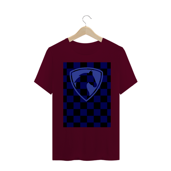 Camiseta Xadrez Horse Azul 