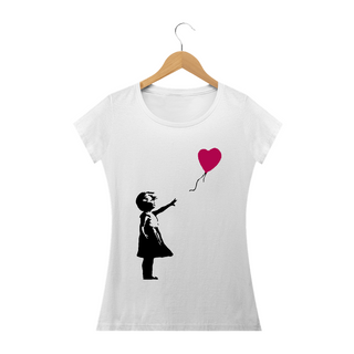 Nome do produtoBABY LOOK - BANKSY - GIRL WITH BALOON
