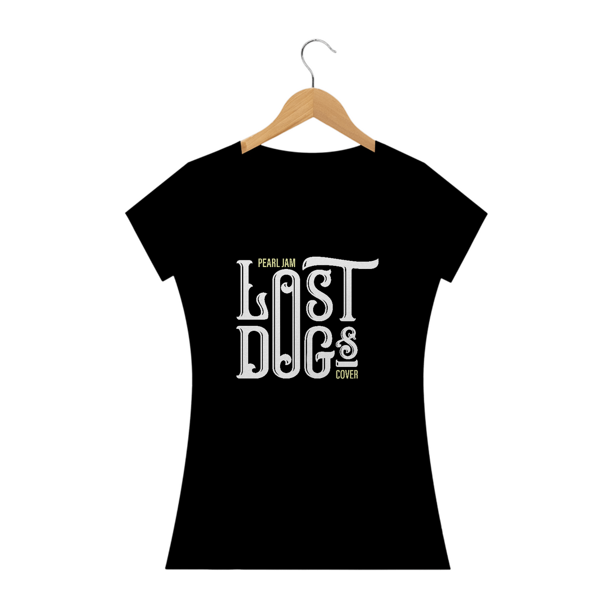 Nome do produto: BABY LOOK - LOST DOGS - PEARL JAM COVER
