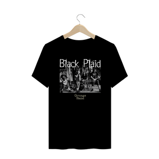 Nome do produtoCAMISETA - BLACK PLAID - FOTO