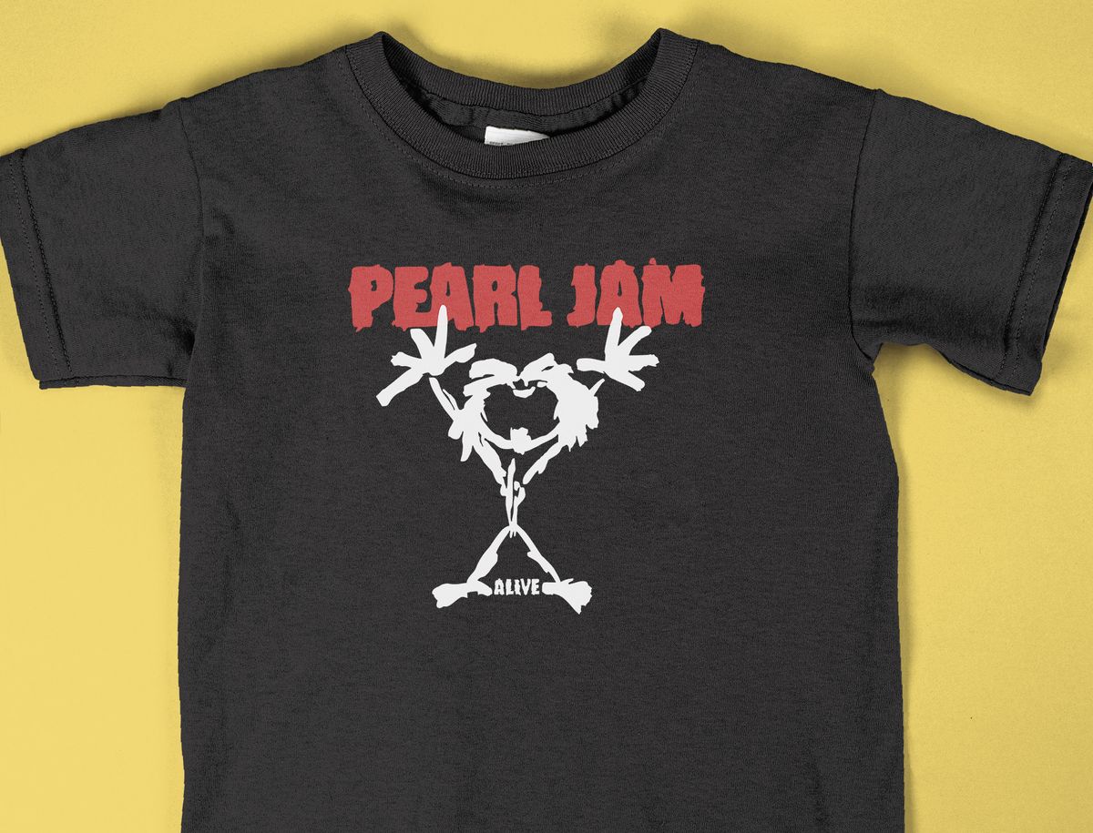 Nome do produto: CAMISETA INFANTIL - PEARL JAM - ALIVE