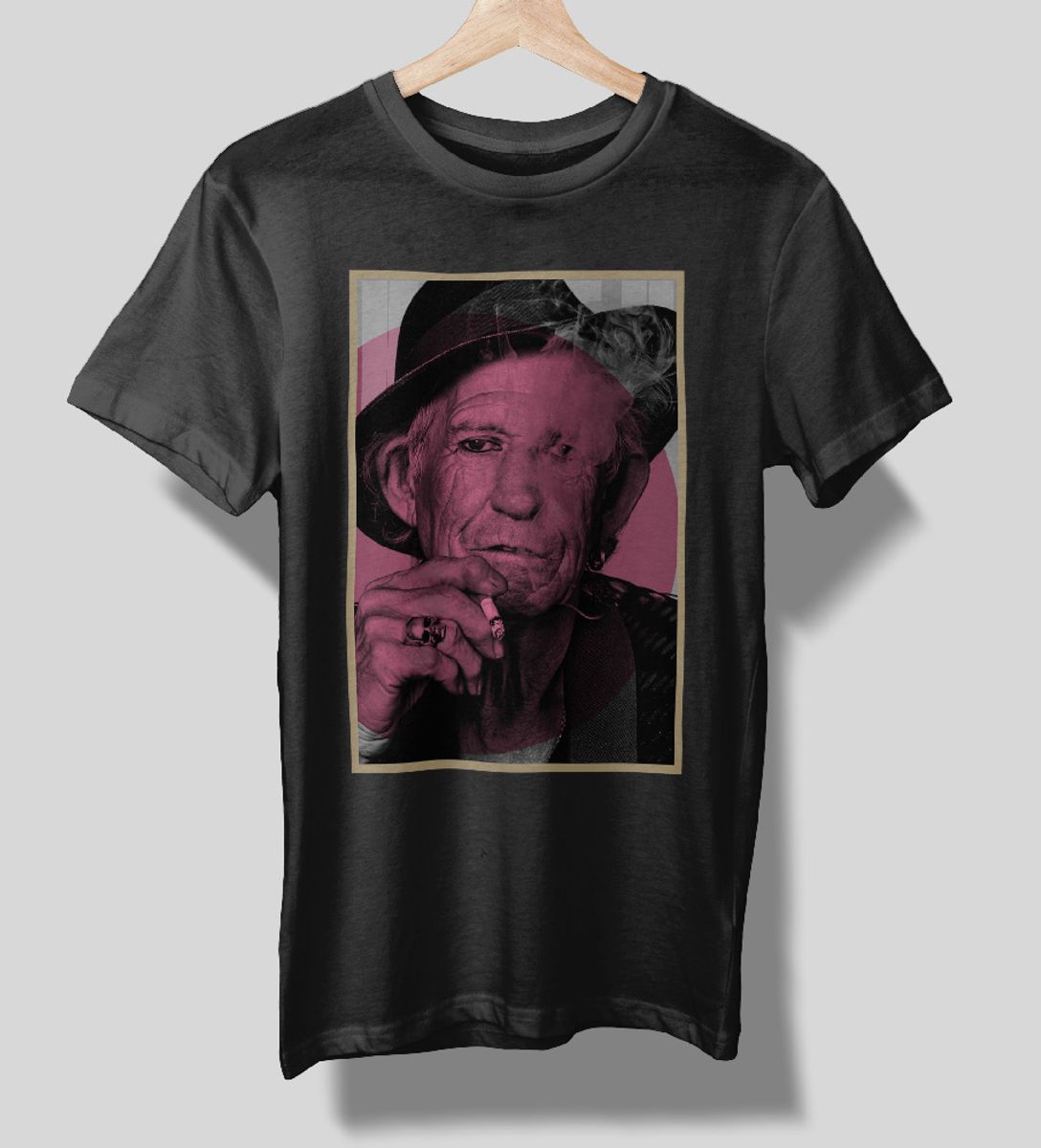 Nome do produto: CAMISETA - HYPERSTARS - KEITH RICHARDS