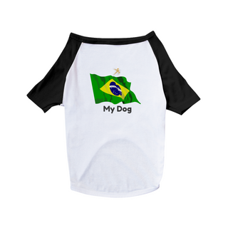 Roupa T-Shirt Pet My Dog BRAZIL - GK 22