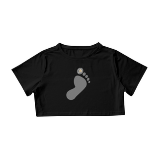 Camiseta Cropped Foot- Tendência GK 22