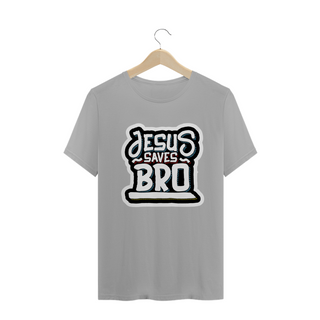 Nome do produtoT-shirt Jesus saves bro - Grafite