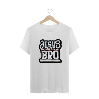 Nome do produtoT-shirt Jesus saves bro - Grafite