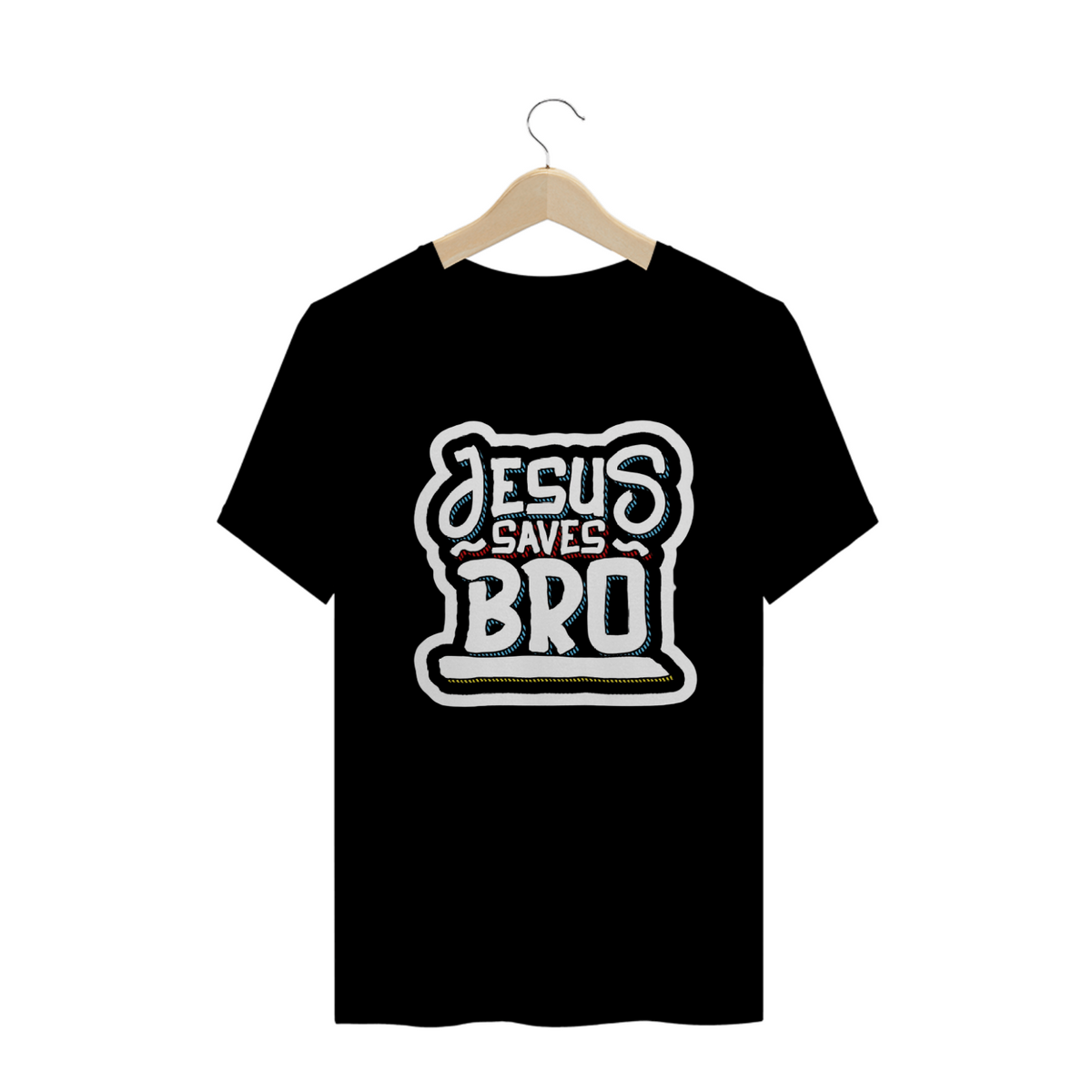 Nome do produto: T-shirt Jesus saves bro - Grafite