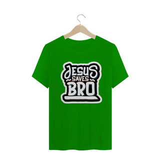 Nome do produtoT-shirt Jesus saves bro - Grafite