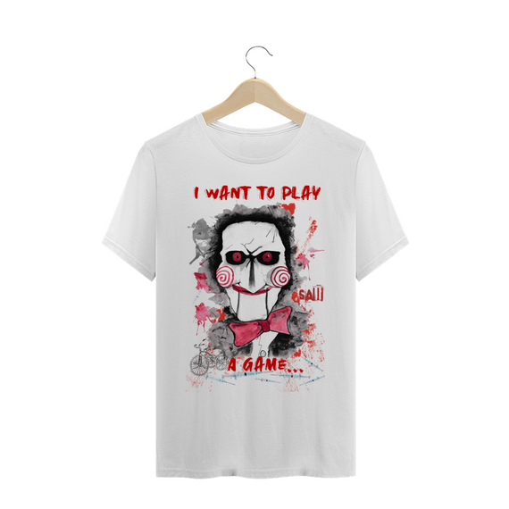 Camiseta I want to play a game - Jigsaw