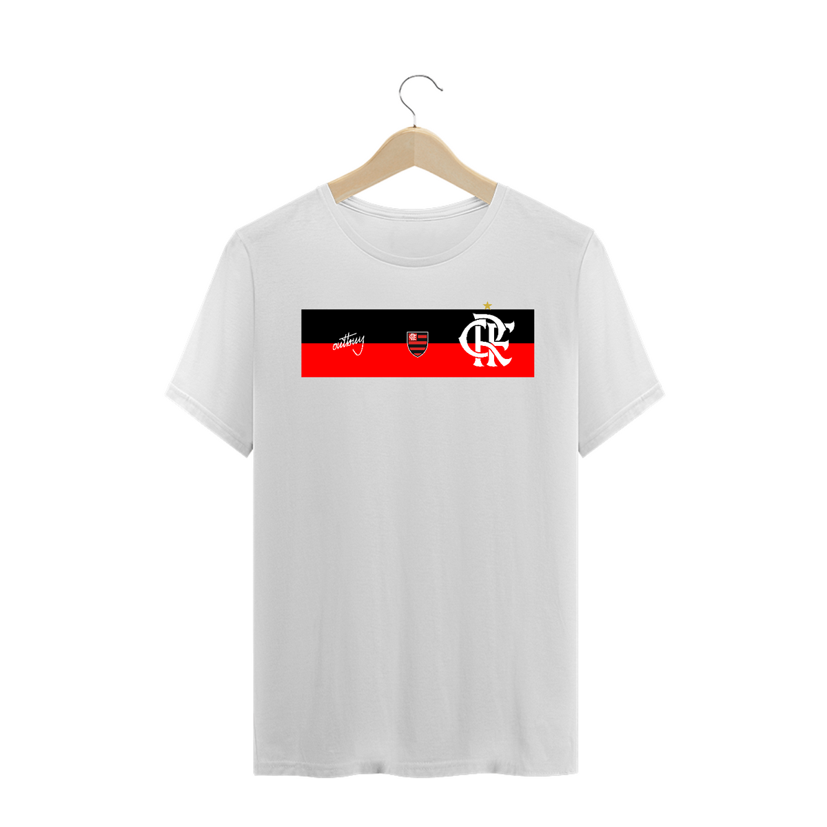 Nome do produto: Camisa Flamengo Branca Peito