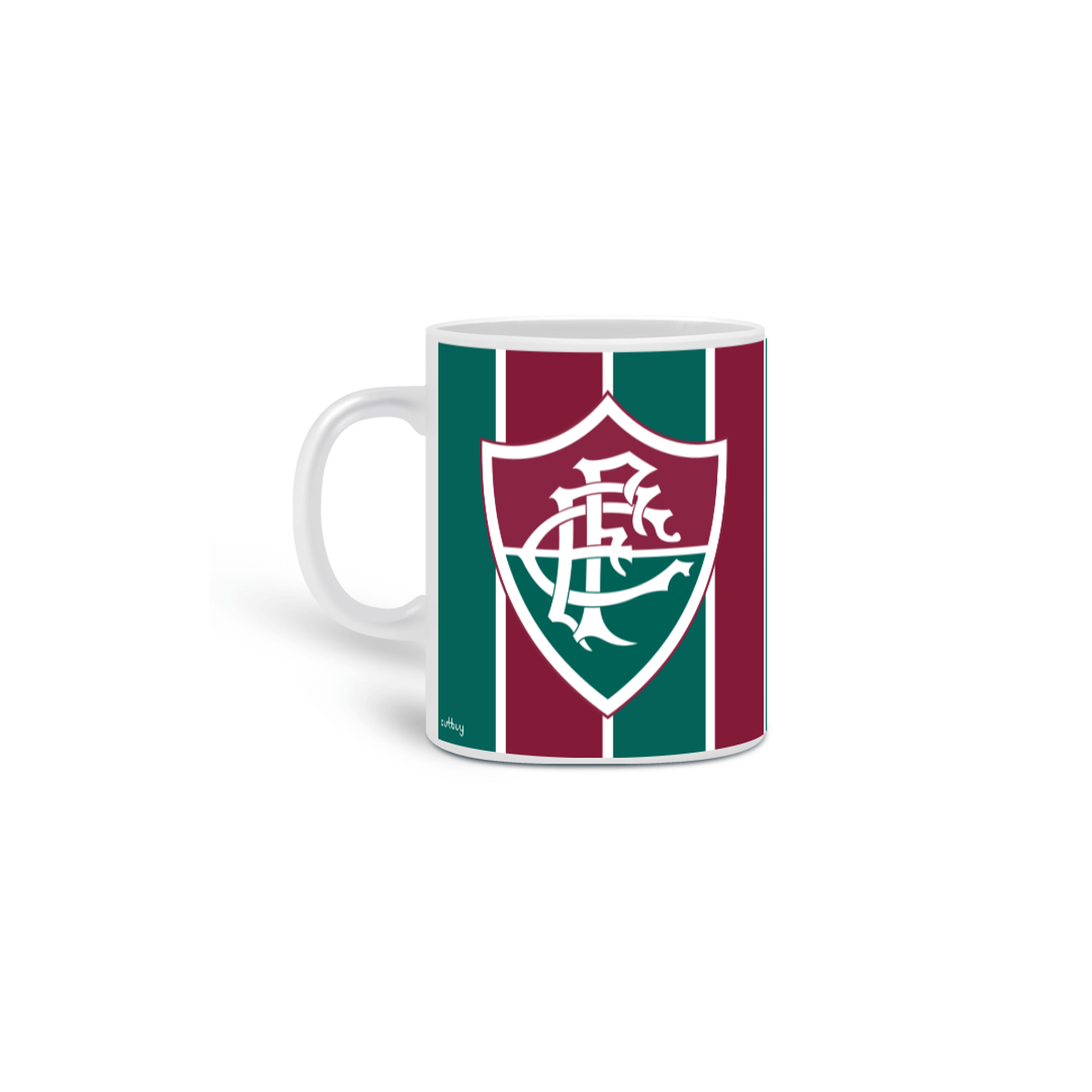 Nome do produto: Caneca Fluminense Camisa 10 Listrada