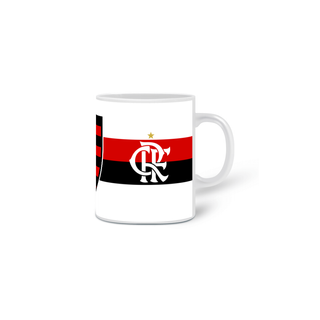 Nome do produtoCaneca Flamengo Branca - Escudos