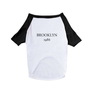 Nome do produtoCamisa Pet Dog ▸ Brooklyn 1986