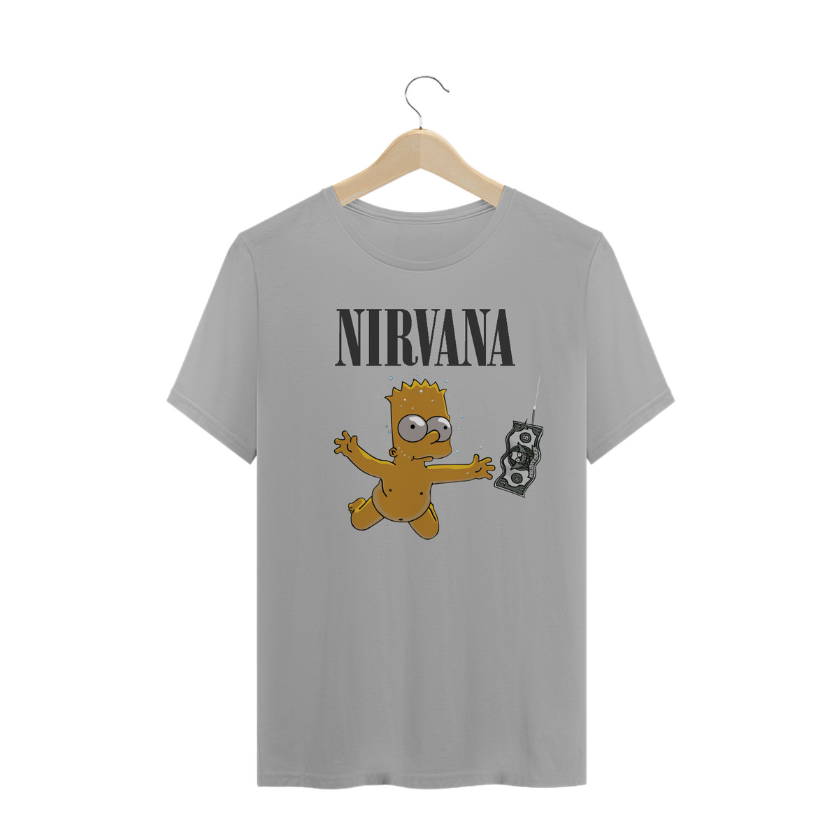 Nome do produto: Bandas - Camisa Nirvana Bart