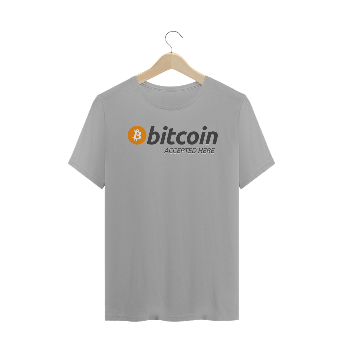 Nome do produto: Criptos - Camisa Bitcoin Accepted Here