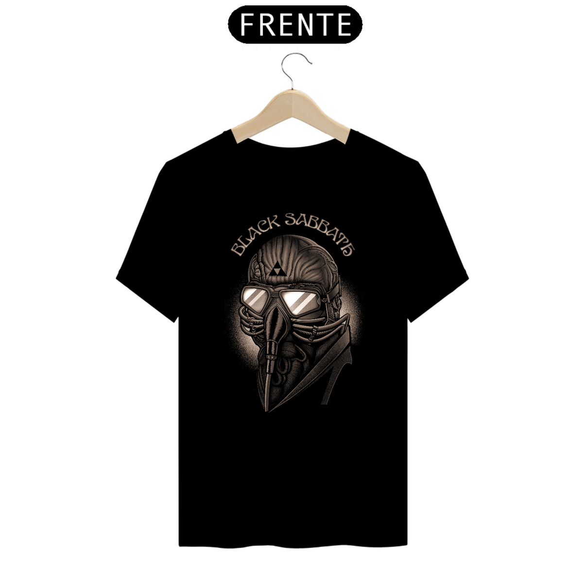 Nome do produto: TC - Camisa Black Sabbath - Ouro