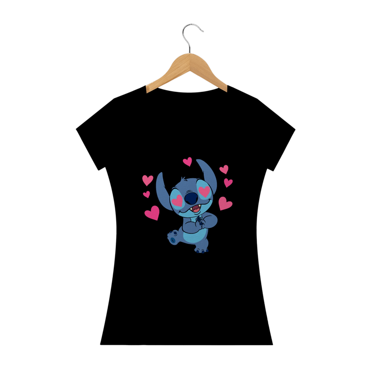 Nome do produto: Desenhos - Camisa Baby Stitch