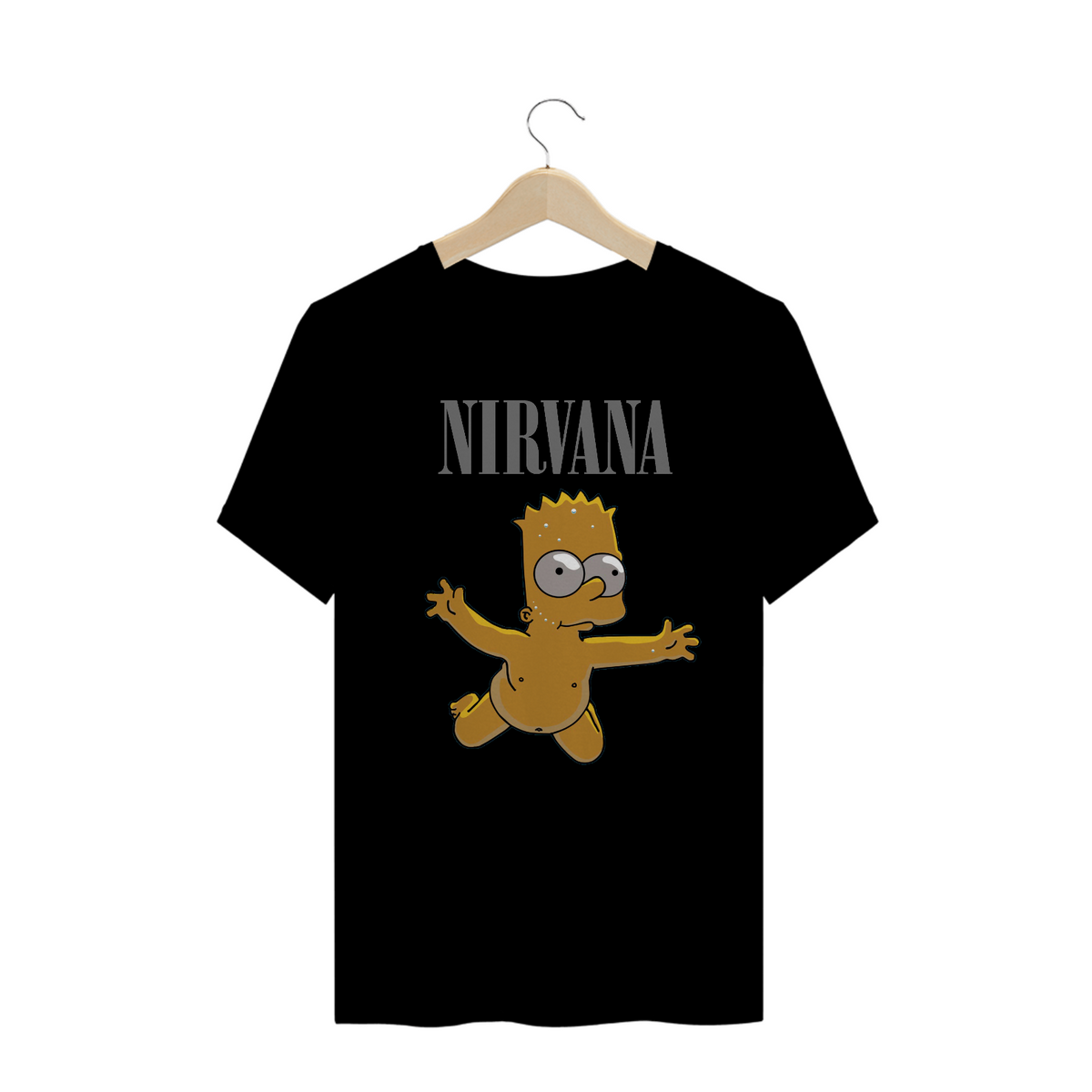 Nome do produto: Bandas - Camisa Nirvana Bart
