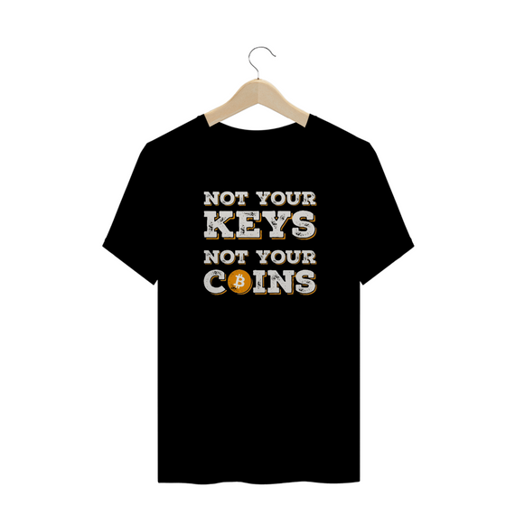 Criptos - Camisa Not Your Keys - Not Your Coins