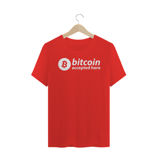 Nome do produtoCriptos - Camisa Bitcoin Accepted Here