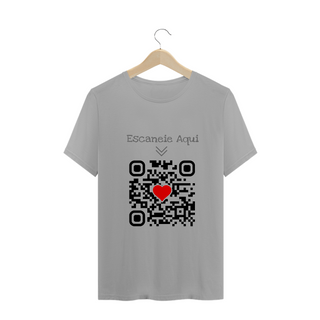 Nome do produtoCamiseta QR Code Eu te Amo Masculino