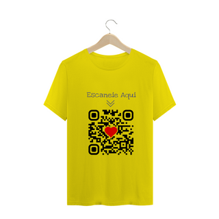 Nome do produtoCamiseta QR Code Eu te Amo Masculino