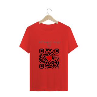 Nome do produtoCamiseta QR Code Eu te Amo Masculino