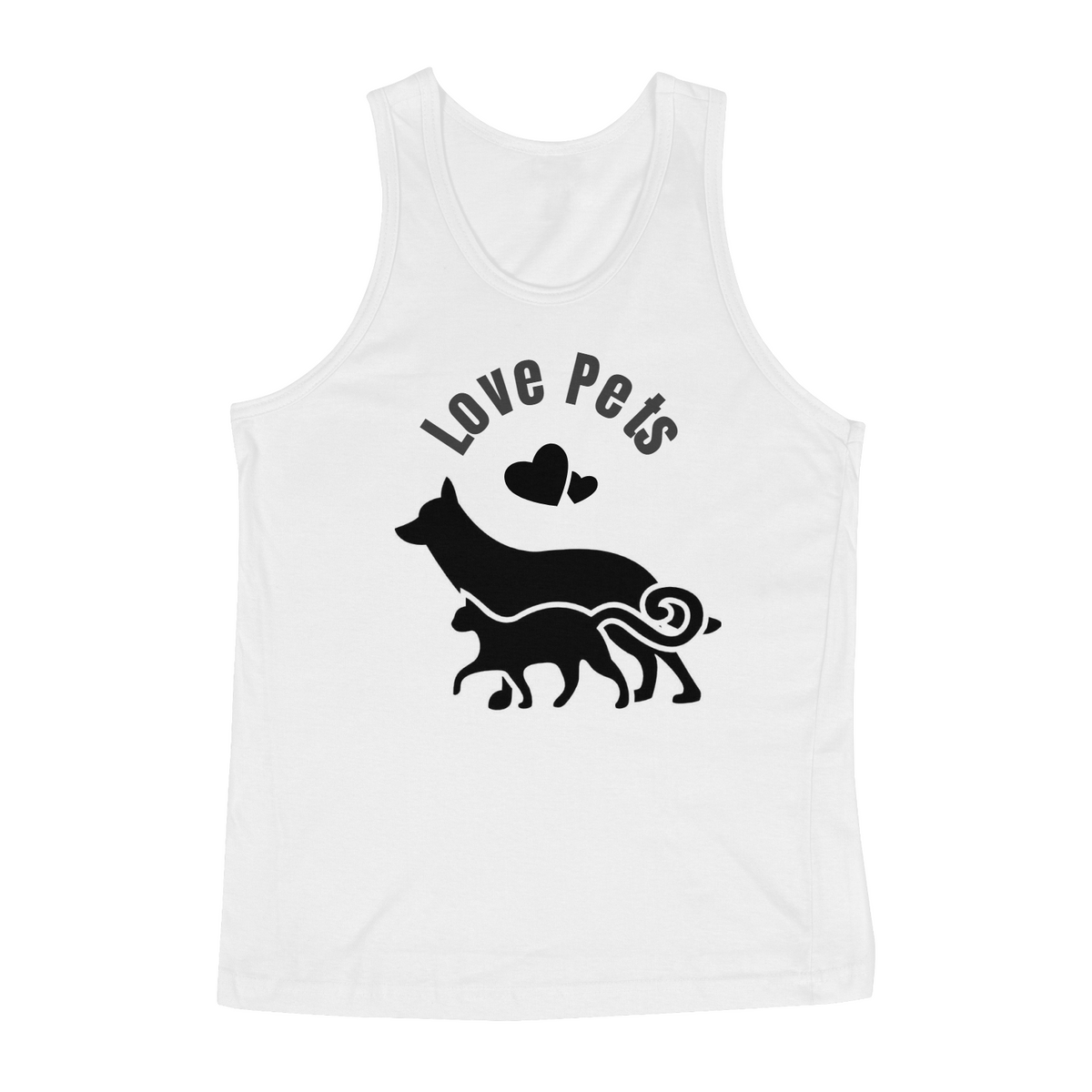 Nome do produto: Camiseta Regata Love Pets