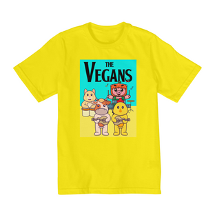 Nome do produtoCamiseta The Vegans. Tam: 2, 4, 6 e 8.