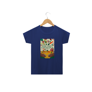 Nome do produtoCamiseta Veg Fest Brighton. Tam: 2 a 14.