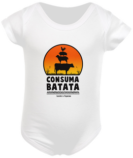 Body bebê Consuma batata