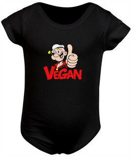 Body bebê Popeye Vegan