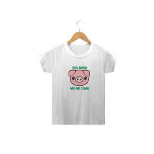 Nome do produtoCamiseta Não me coma - porquinho. Tam: 2 ao 14.