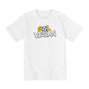 Nome do produtoCamiseta Gol vegan. Tam: 2, 4, 6 e 8.