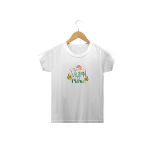 Nome do produtoCamiseta Vegan Menu. Tam: 2 ao 14.