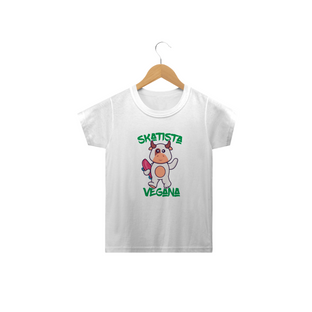 Nome do produtoCamiseta Skatista vegana. Tam: 2 ao 14.