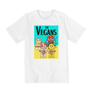 Nome do produtoCamiseta The Vegans. Tam: 2, 4, 6 e 8.