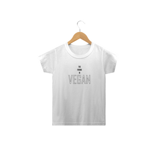 Nome do produtoCamiseta The Future is Vegan. Tam: 2 ao 14.