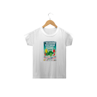 Nome do produtoCamiseta Richmond Vegetarian Festival. Tam: 2 a 14.