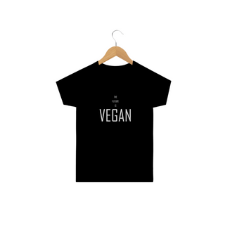 Camiseta The Future is Vegan. Tam: 2 ao 14.