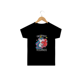 Camiseta Unicórnios veganos. Tam: 2 ao 14.