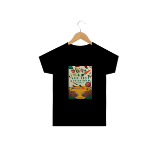 Camiseta Veg Fest Brighton. Tam: 2 a 14.