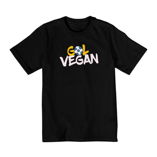 Camiseta Gol vegan. Tam: 2, 4, 6 e 8.