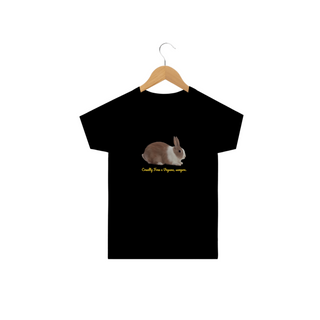 Camiseta Cruelty Free e Vegano, sempre. Tam: 2 ao 14.