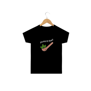  Camiseta Powered by plants. Tam: 2 a 14.