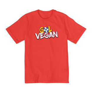 Nome do produtoCamiseta Gol vegan. Tam: 2, 4, 6 e 8.