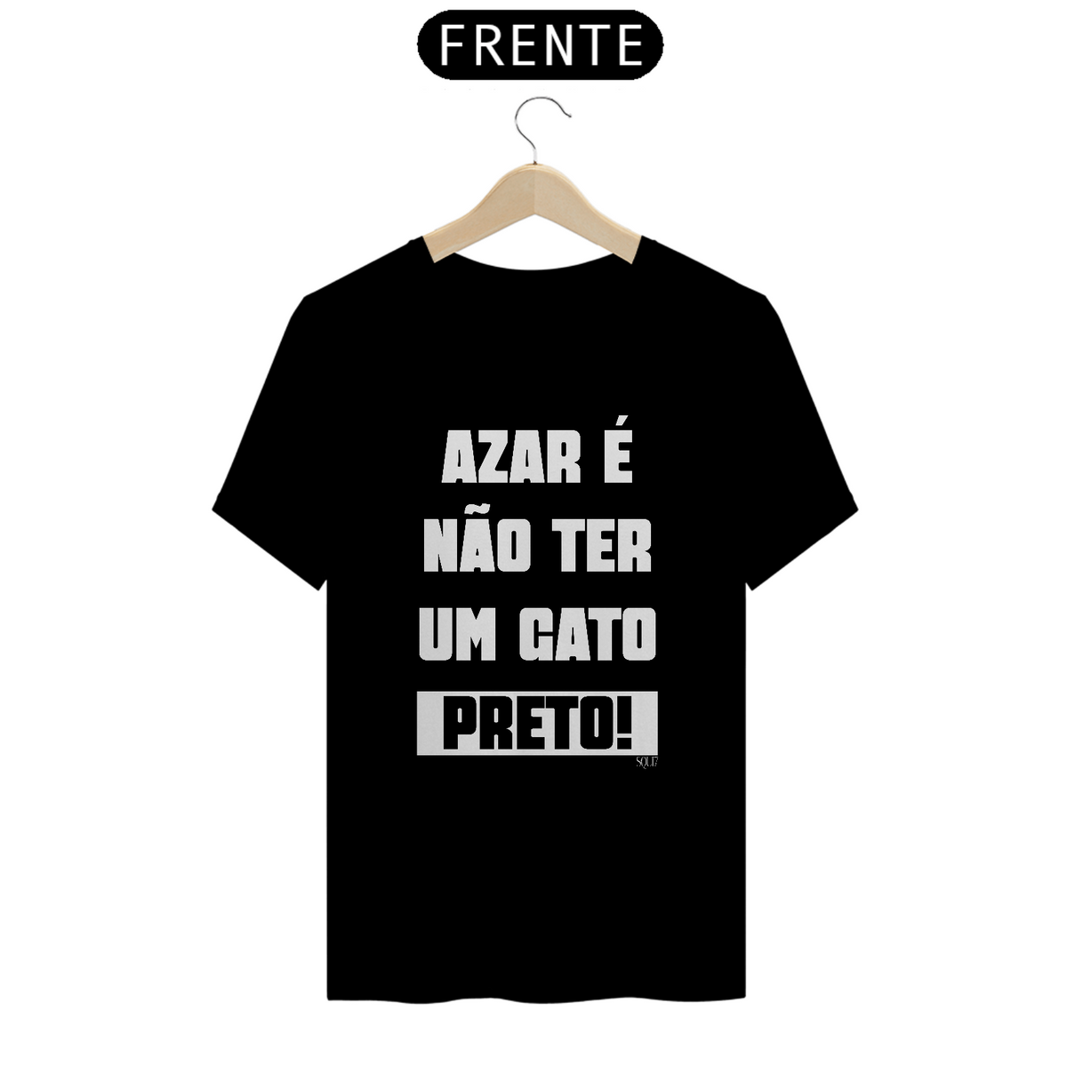 Nome do produto: Camiseta Gato Preto