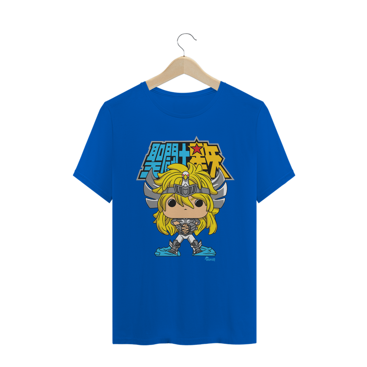 Nome do produto: CAMISETA FUNKO CAVALEIROS DO ZODÍACO HYOGA