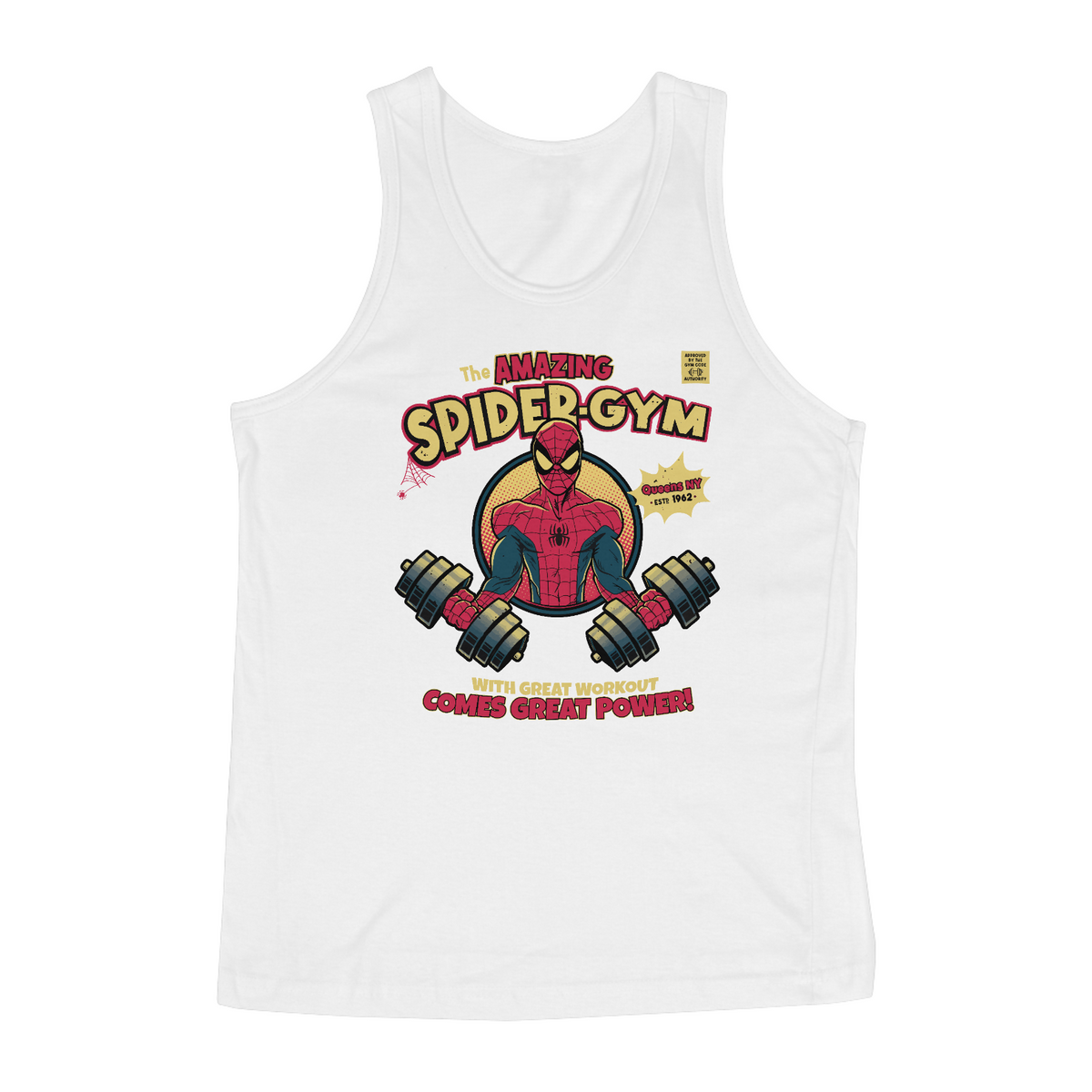 Nome do produto: CAMISETA REGATA MAROMBA SPIDEY-GYM V1